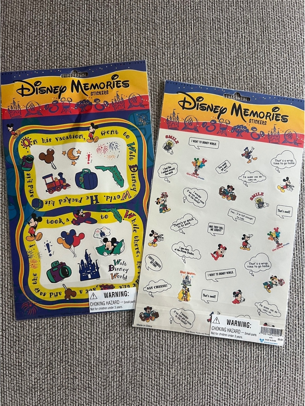 Vintage Mickey Mouse Stickers
